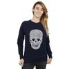 Disney Womens/Ladies Tinker Bell Skull Sweatshirt