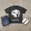 Funny I Need Ibuprofen Cat Meme T-Shirt, Vintage Graphic Tee, Silly Kitten Shirt, Unisex Ironic Gift for Cat Lovers