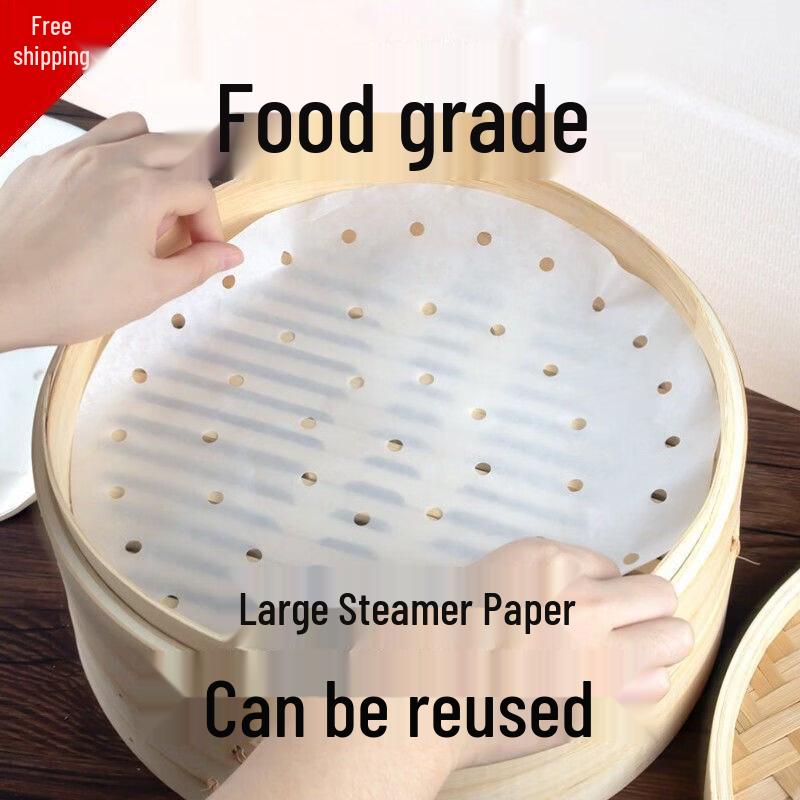 ZISIZ Large Food-Grade Steamer Paper Liners