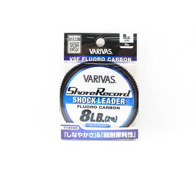 Varivas Fluorocarbon Shore Record Shock Leader Line 30m 8lb (9888)