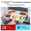 Disposable 4-Compartment Takeout Food Containers