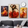 Vibrant Exotic Passion Ethnic Dance Art Posters Canvas Printing Oil Painting Living Room Bedroom Walls Home Decoration Frameless