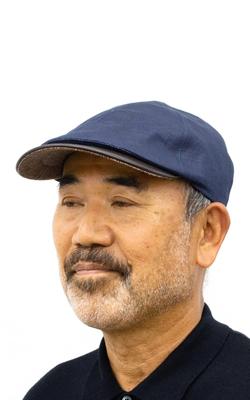 Hunting Hunting Beret Fashion Made In Japanese Persimmon Shibuya Eaves Leather Hexagonal Made In Kyoto [crearekiki] Hat, Men's Hat, Cap, Hat, Hat,