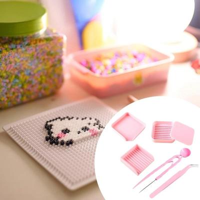 DIY Handmade Fuse Beads Picking Tray Kit Plastic Beads Bead Picking Tray  Beading Supplies