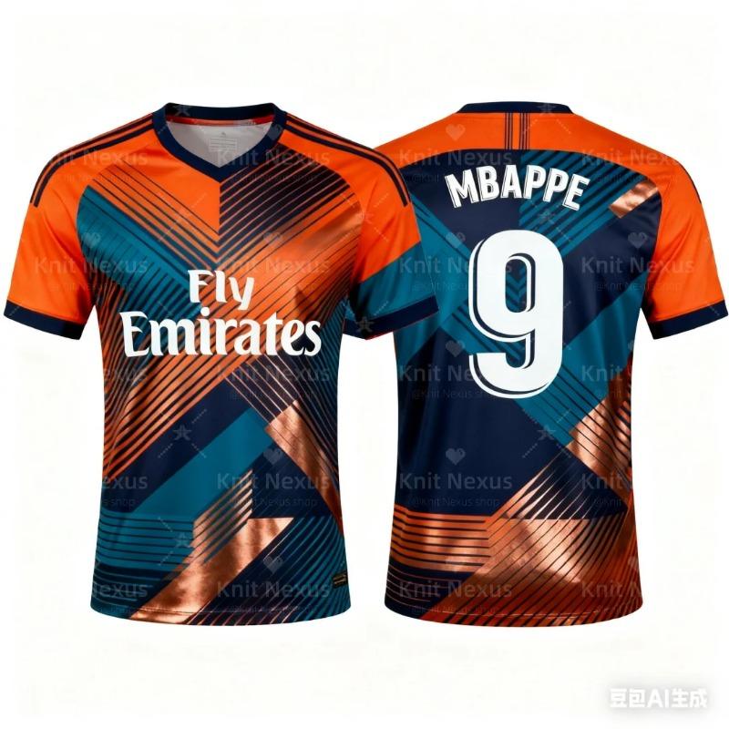 Maglia da calcio da esterno da uomo, abbigliamento sportivo stampato in 3D, maglietta estiva ad asciugatura rapida da uomo, abbigliamento per ragazzi, maglietta da donna