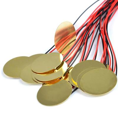 15 st Piezo Pickup 35 mm Piezo Förstärkare Skivor Piezo Disc Transducer Kontakt Mikrofon Trigger