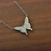 European American Opal Butterfly Necklace for Women - Fashion Jewelry, Hawaii-Inspired Sweater Chain