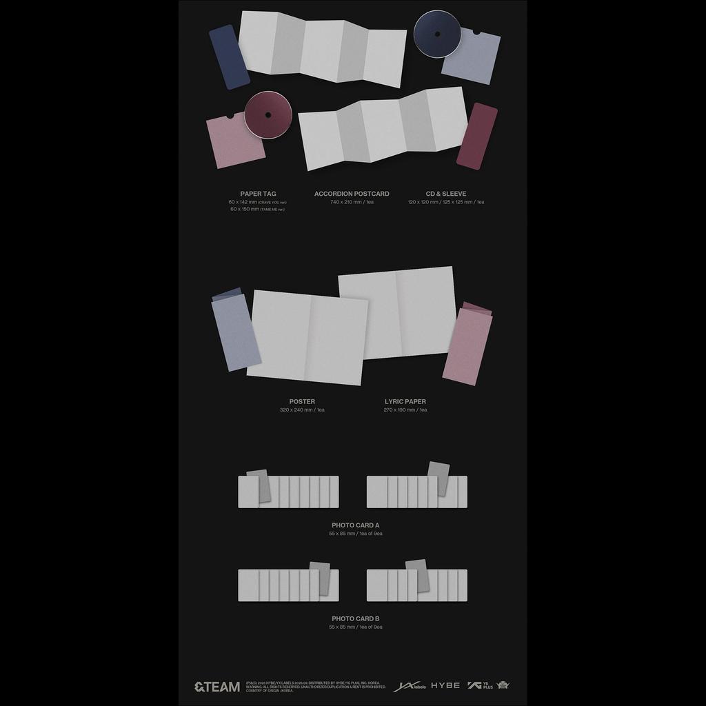 [Précommande] &TEAM [Mark on Me] 2ème Mini Album KR + Cadeau Gratuit