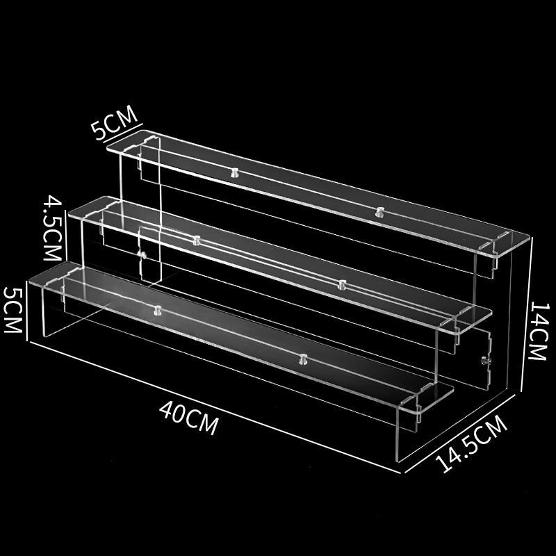 1-5 Tier Clear Acrylic Display Stand for Funko Figures Perfume Organizer Collections Doll Cosmetic Storage Holder Cupcake Stand