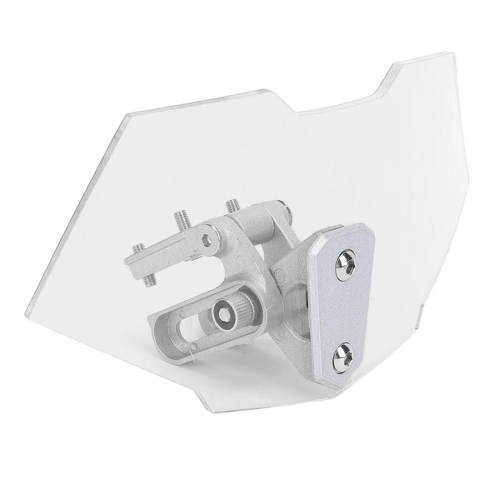 Motorcycle Windshield Acrylic Heightened Adjustable Clip On Wind Deflector Windscreen Extension for Motorbike