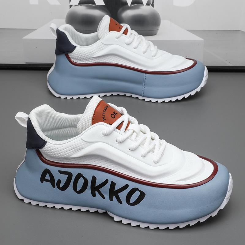 

Популярные мужские кроссовки большого размера, осень 2024 года, новые, повседневные, спортивные, модные, универсальные, корейская версия папиных кроссовок 39