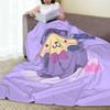 Pom Pom Purin   Halloween Warm Soft Blanket Travel Office Plush Throw Blanket Outdoor Flannel Bedspread Sofa Bed Cover