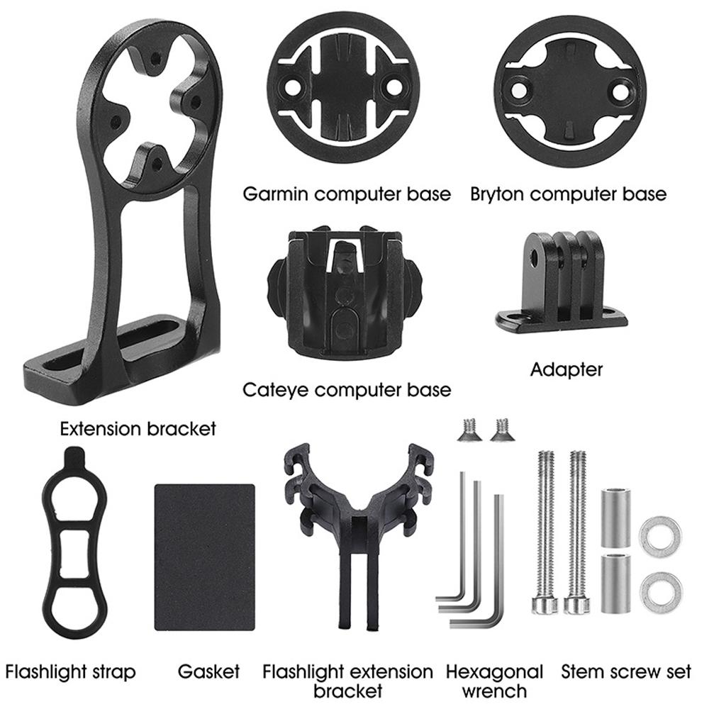 Road Bicycle Mountain Bike Cycling Bracket Bike Stem Mount Holder for Bicycle Speed Meter Bicycle