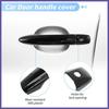 Door Handle Cover Protector for Nissan Sentra Altima X-Trail Glossy Black 1 Set