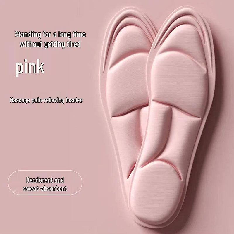 Military Training Soft Sole Insoles - Anti-Fatigue, Odor-Resistant, 5D Massage for Comfort & Support