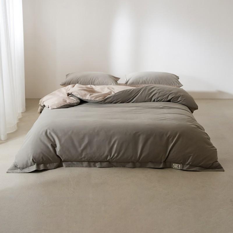 Cotton Flannel Bedding Set Solid Color Soft Warm Bed Sheets Pillowcases Home