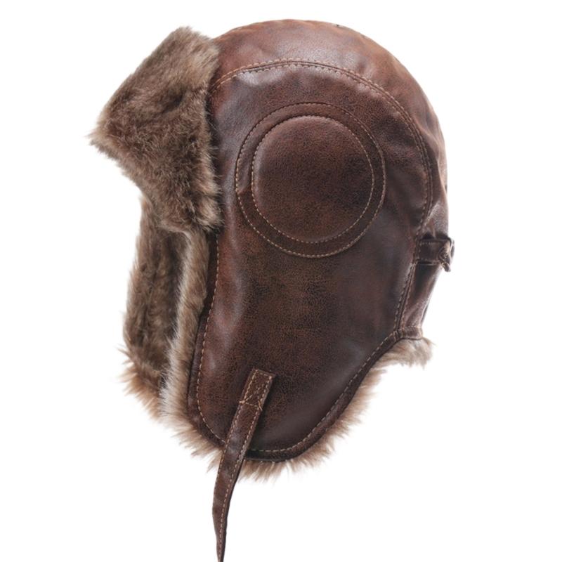Unisex Warm Hat Trapper Hat Stylish Cap Warm Hat Ushanka Hat for Outdoor Winter Mask for Skiing Camping Hiking