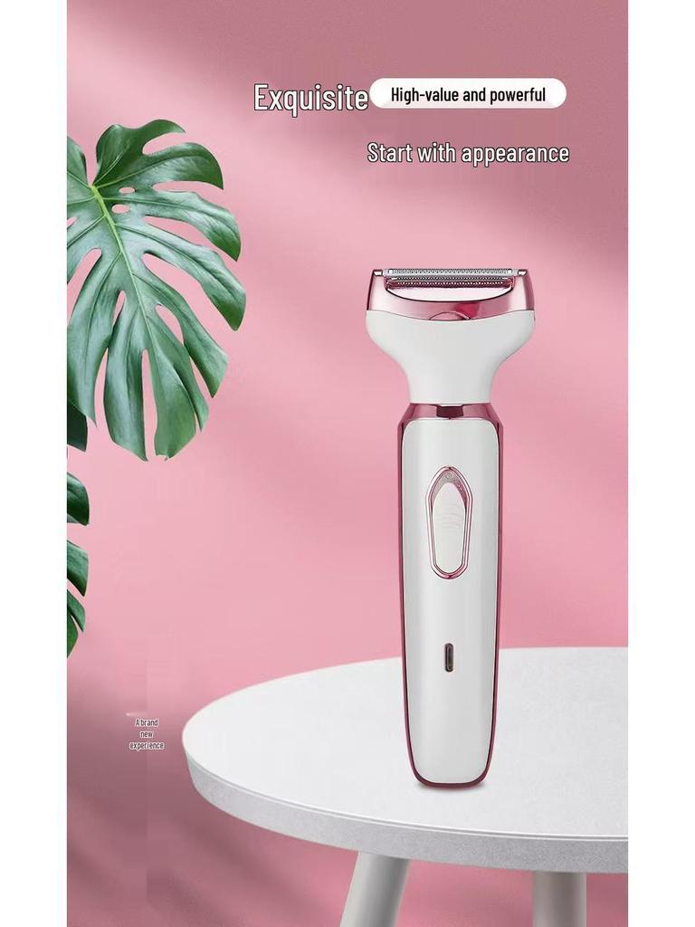 USB Rechargeable 4-in-1 Women's Electric Shaver for Legs, Armpits & Bikini Line