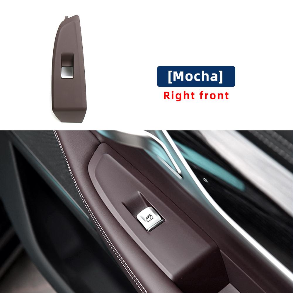 LHD Multiple Colors Car Front Left Right Window Lifter Switch Outer Frame Panel Cover For BMW 7  Series G12 2015-2023