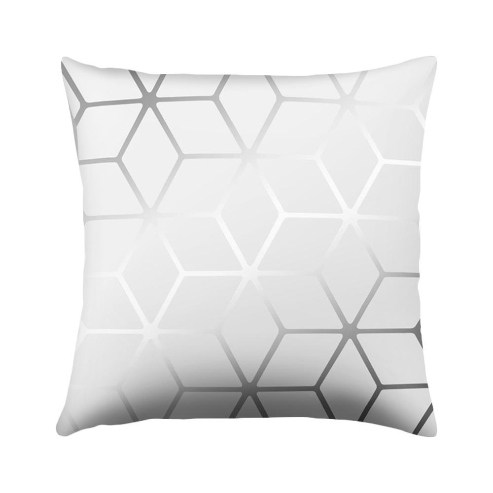 grey square pillow cases