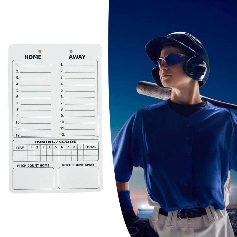 

Baseball Clipboard For Coaches Double-Sided Baseball Whiteboard With Erasable Pen Softball Coaching Equipment 14x9 Inch CN