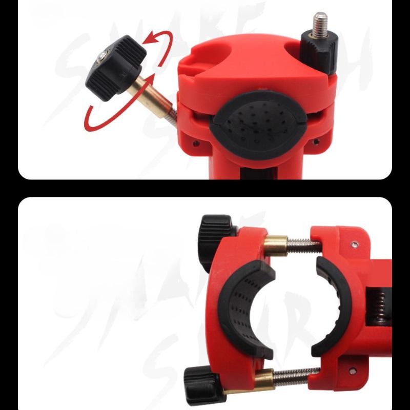 1PC Rod Holder Boat Fishing Bracket Card Holder Boat Fishing Rod Accessories Clamp Tail Battery Rear Hanging Fishing Supplies