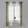 Einfache transparente Vorhänge mit Farbverlauf Elegante Fensterschleier für Wohnzimmer, Schlafzimmer & Balkon Sonnendurchlässige dekorative Tüllvorhänge