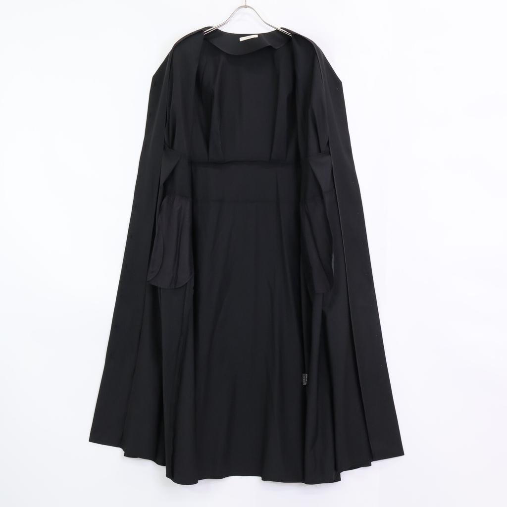 LE PHIL 534-0240904 Black Front Tuck Long Sleeve Dress dress 1 blackUsed