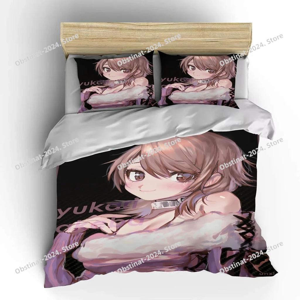 Japanese 3D Anime Moe Double Bed Duvet Cover Bed European Bedding Sets Home Textiles Luxury Pillow Cases Bedroom Bedding Sets