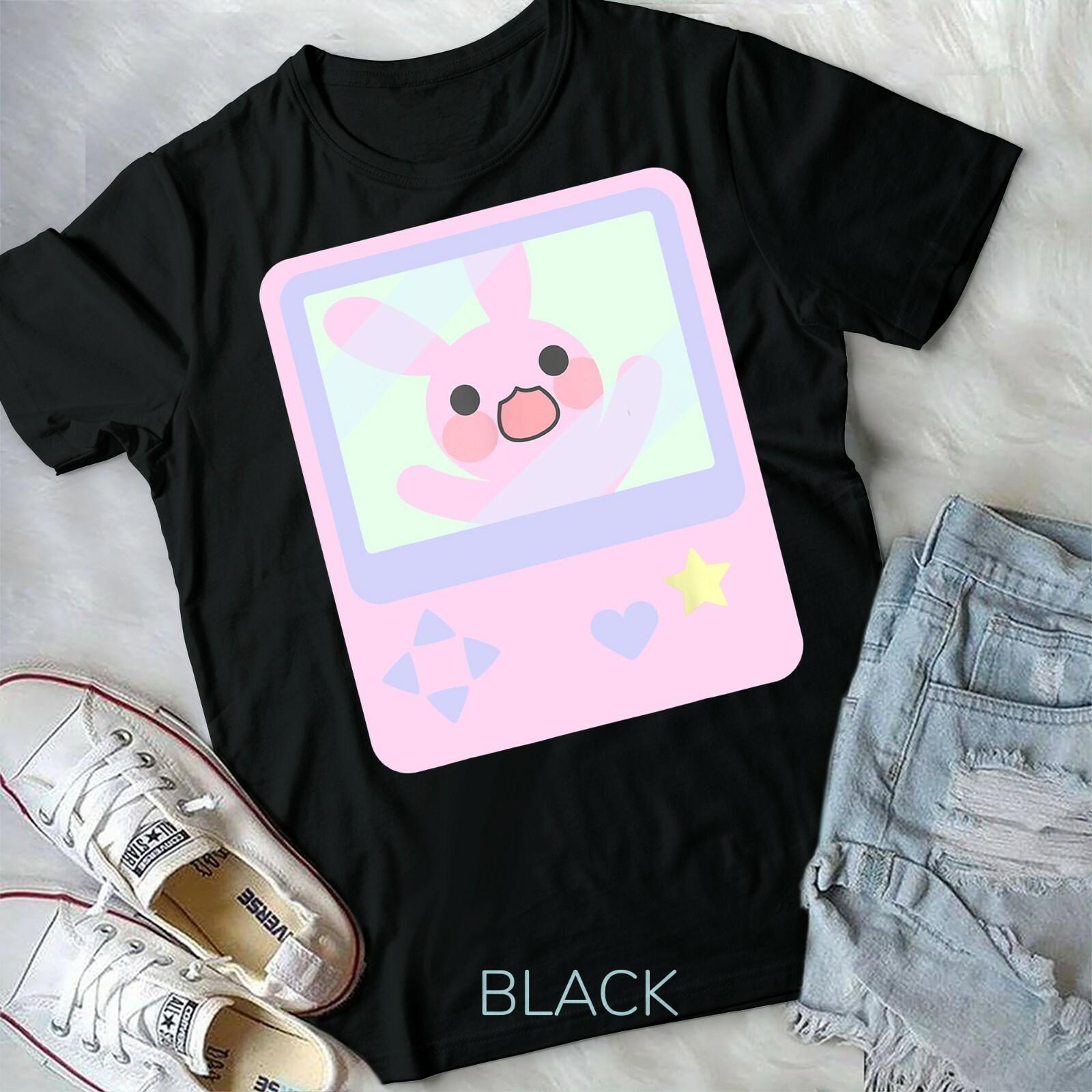 Kawaii Gamer Bunny Rabbit Pastel Unisex Form T-shirt Youth T-shirt XXL