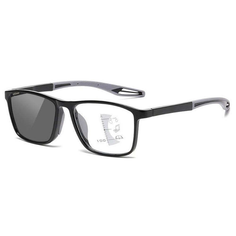 

Pochromic Progressive Multifocal Reading Glasses Look Far and Near Eyeglasses Men Sport TR90 Frame Anti Blue Light Graded Eye
