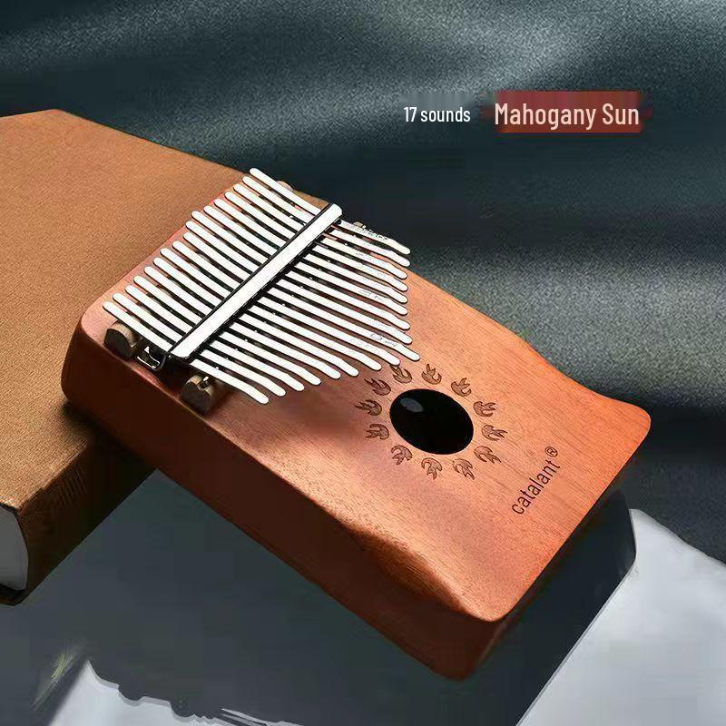 Grenzüberschreitende Kalimba: 17/21-Ton Daumenklavier mit Aufkleber-Etikett