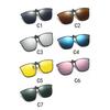 New PC Clip Sunglasses for Outdoor Fishing Driving Day Night Use Durable Lightweight UV Protection