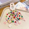 5-Piece Cute Resin Graffiti Beaded Bracelet Set for Little Girls - Cartoon Princess Design