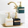 Bathroom Hand Sanitizer Soap Dispenser Gold Press Ceramic Lotion Bottle Hand Sanitizer Dispenser Bottle Bathroom Accessories
