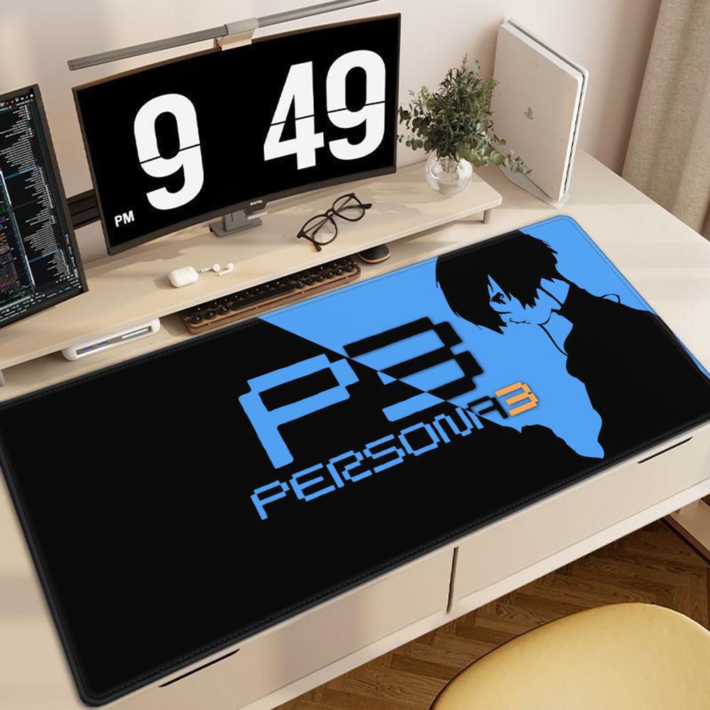 XXL Mouse Pad Anime Persona Reload Mousepad Gaming Gamer Accessories MouseMat Office Soft Table Mat HD Printing Kawaii Deskpad
