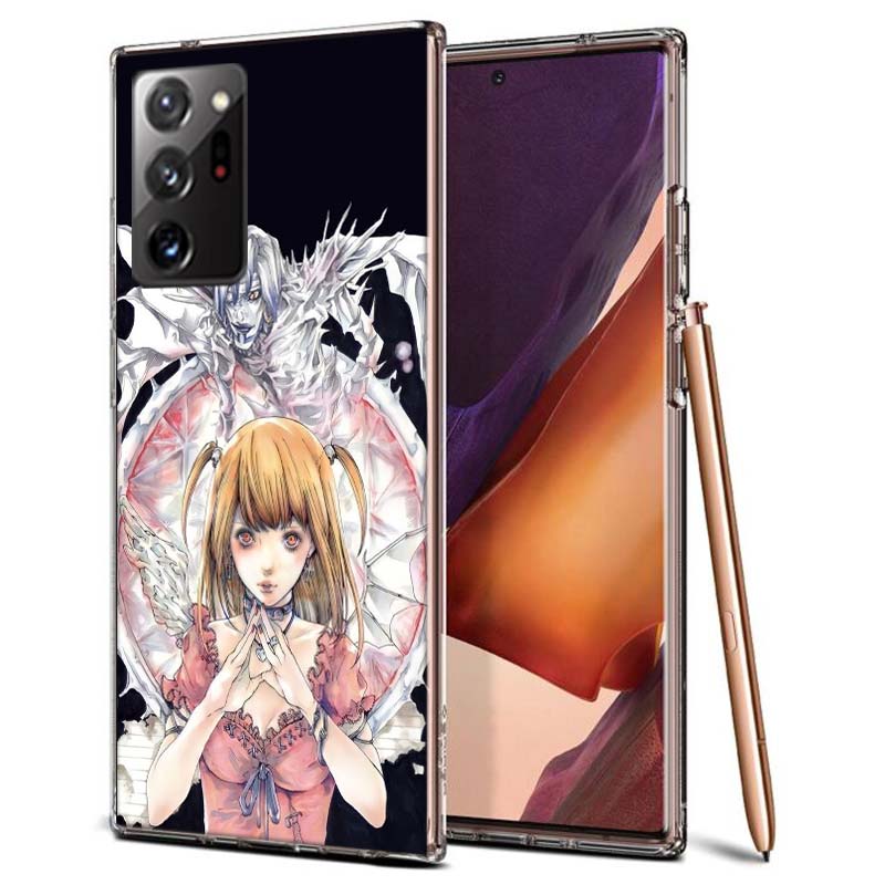 Anime Death Note Amane Misa Phone Case for Samsung A55 A35 A25 A15 A07 A05S A16 A17 A26 A36 A37 A56 A57 Galaxy Note 20 10 A50S A