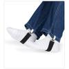 2Pcs Motorcycle Bike Stirrup Pants Clips Leg Boot Elastic Adjustable Straps Elastic Boot Straps Trouser Pant Ends Clip for Motor Riding