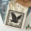Folklore Owl Graphic T-Shirt - Men & Women's Unisex Graphic Tee - Vintage Forestcore Shirt - Cottagecore Goth Tee - Lioncut Owl Shirt