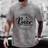 T Shirt for Men I Give In To Beer Pressure Funny Graphic Tops Y2k Clothes Bachelor Party Tees Drinking Team Matching Streetwear