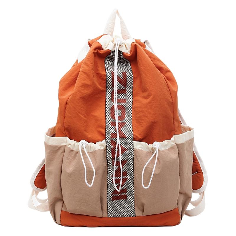 Versatile Drawstring Backpack - Lightweight Sports Bag for Tennis & Badminton Rackets, Perfect Gym & Travel Pack