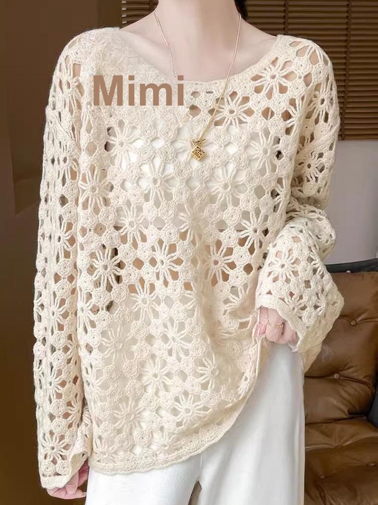 Vroege Herfst Chinese Stijl Traditionele Borduurwerk Kant Gebreide Trui Dames 100 Werk Herfst Luie Stijl Pullover Vest