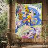 Lucky Star Comedy Anime Cartoon Tapestry Art Science Fiction Room Home Decor Wall Hanging Home Decor