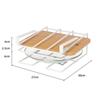 Pot Lid Storage Cabinet Lower Hanger Non-punching Kitchen Cabinet Hanging Holder  Kitchen Supply