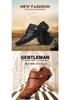 Men's Plus Size Breathable Leather Casual Driving Shoes - Spring Collection