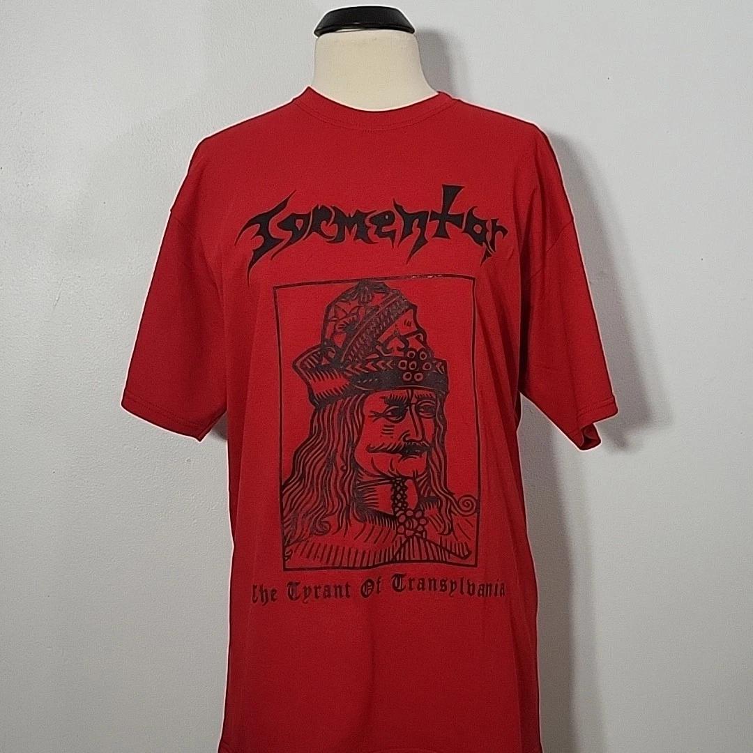 TORMENTOR The Tyrant Of Transylvania XL T-Shirt Black Mens Band Logo 2XL