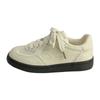Little White Shoes Women's 2025 Autumn New American Retro Niche Flat-bottomed Versatile Ins Tide Sports and Leisure Moral Training Board