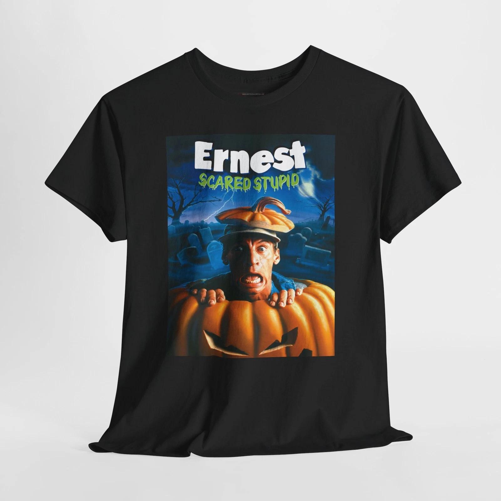 Ernest Scared Stupid 1991 Retro Movie Poster Horror Unisex Graphic T-Shirt 4XL
