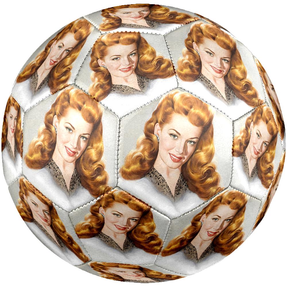 Marilyn Monroe Soccer Ball Size 5 Football Machine Sewn Indoor Outdoor Training and Matches Sports Enthusiast Gifts
