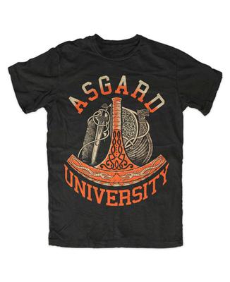 Asgard Universität Wikinger Odin Mjölnir Ragnar Valhalla Berserker Thor Unisex T-Shirt